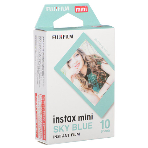 FUJIFILM Instax Mini Sky Blue Frame - 10 Películas